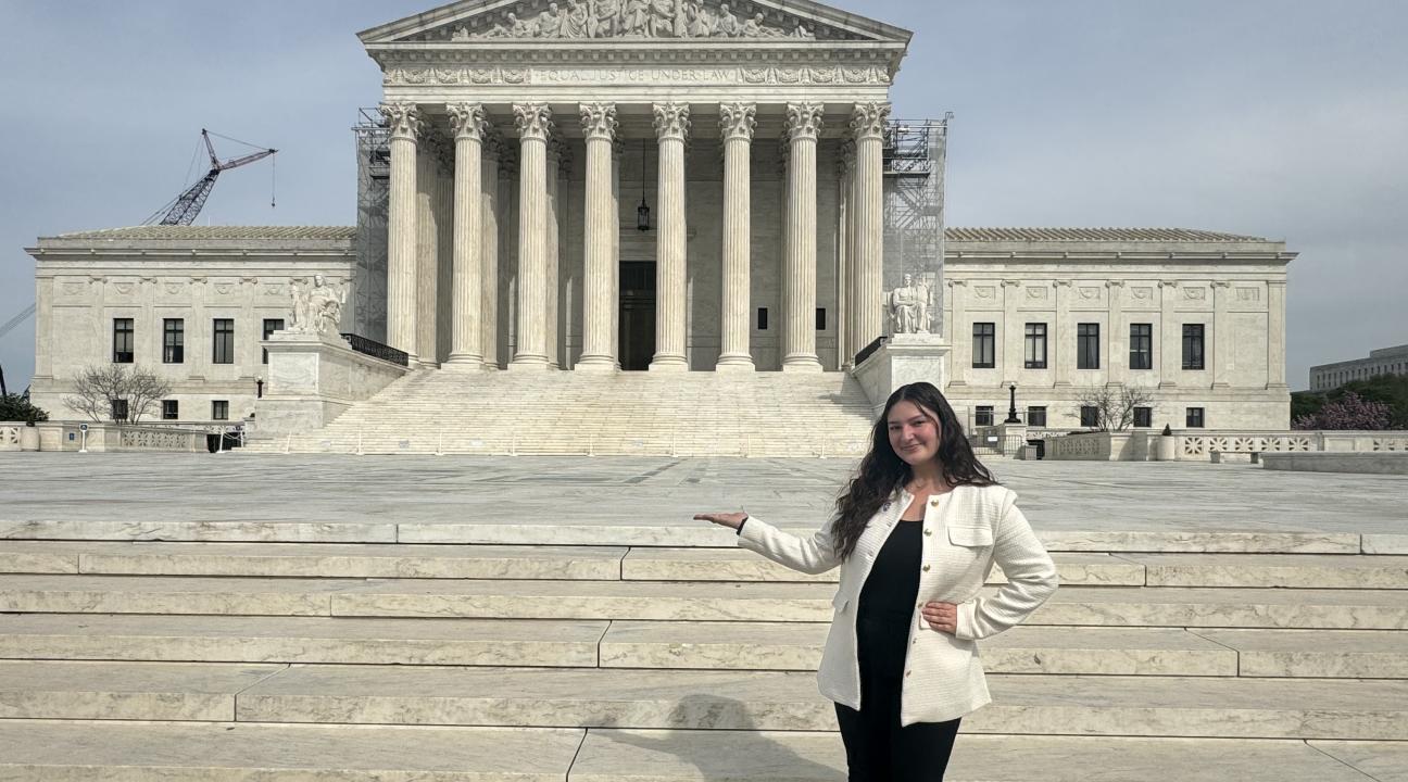 2023-2024 AS President, Cassandra Garcia in Washington DC