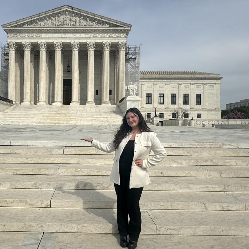 2023-2024 AS President, Cassandra Garcia in Washington DC