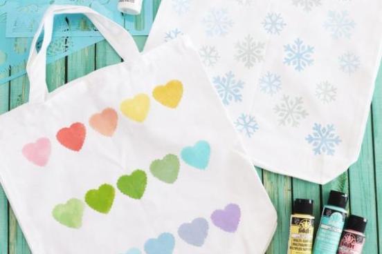 Painted Tote Bags