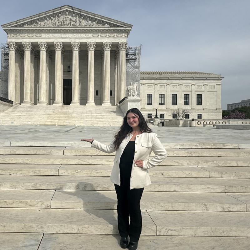 2023-2024 AS President, Cassandra Garcia in Washington DC