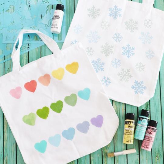Painted Tote Bags