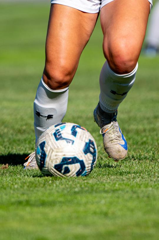 Kicking Soccer Ball